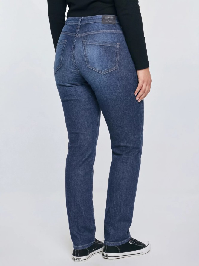 jeansy damskie slim niebieskie kitty 447
