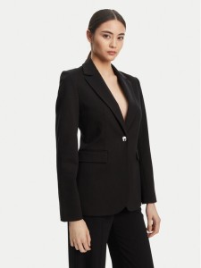 Calvin Klein Marynarka LV044B491G Czarny Slim Fit