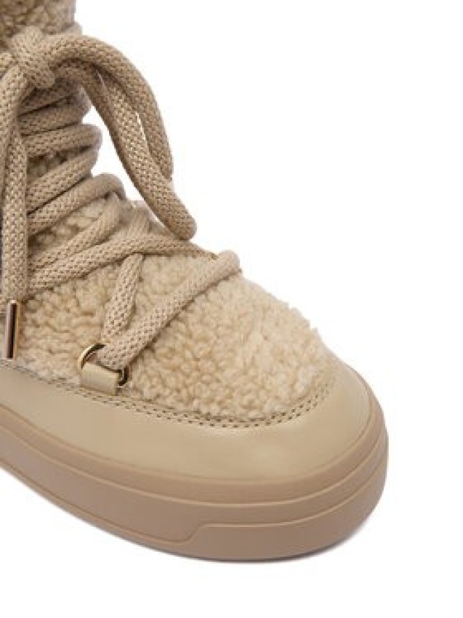 Tommy Hilfiger Śniegowce Faux Shearling Snowboot FW0FW08788 Écru