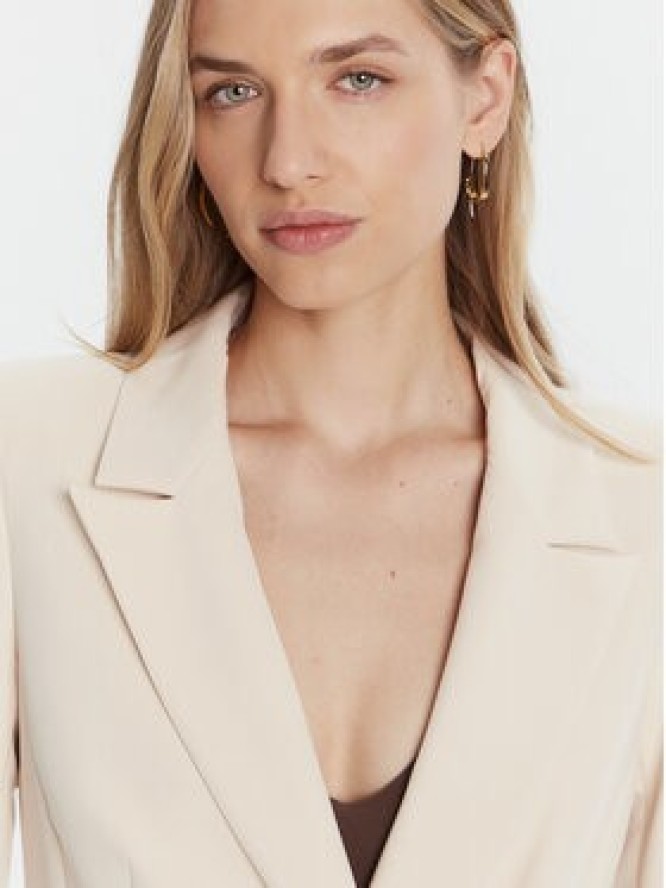 Rinascimento Marynarka CFC0126221003 Beżowy Slim Fit