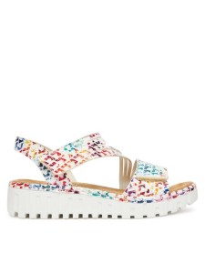 Rieker Sandały V1364-90 Biały