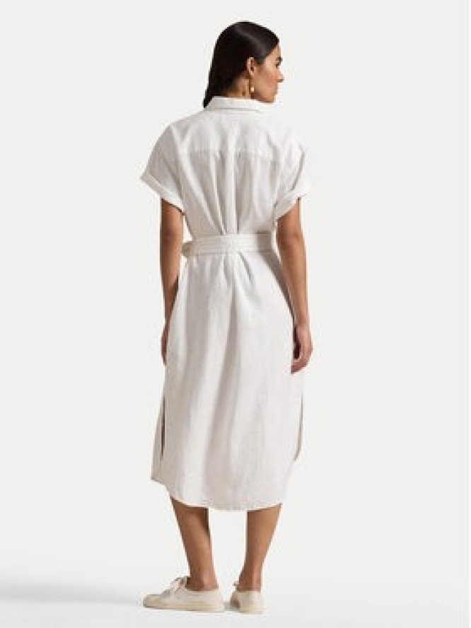 Polo Ralph Lauren Sukienka koszulowa 211959912002 Biały Regular Fit