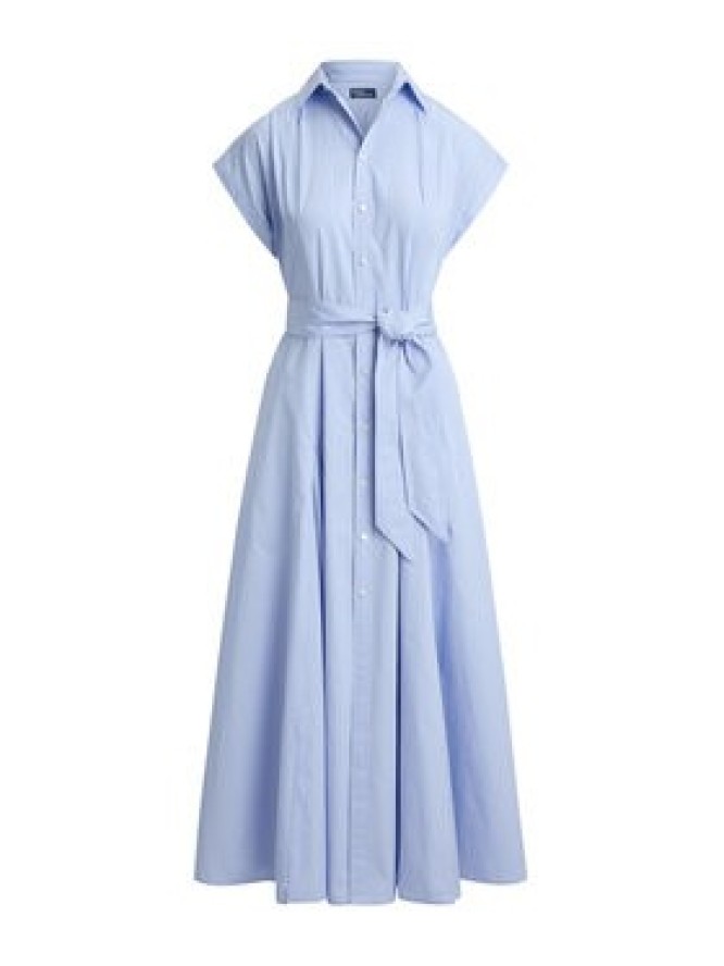 Polo Ralph Lauren Sukienka koszulowa 211A96363001 Błękitny Regular Fit