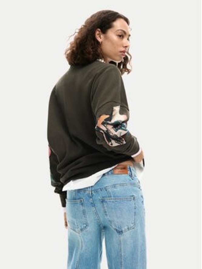 Desigual Bluza Evelyn 26SWSK16 Szary Regular Fit