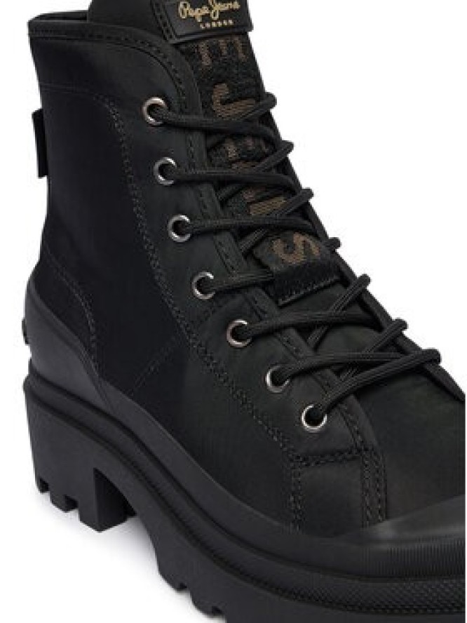 Pepe Jeans Trapery Hale City W PLS500007 Czarny