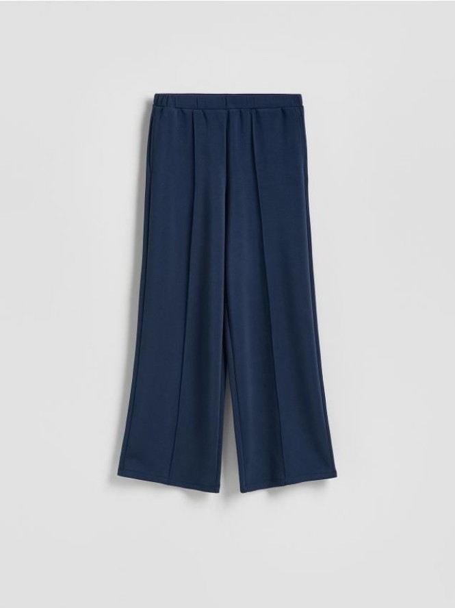 Spodnie z modalem - granatowy