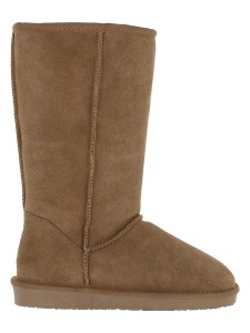 NICEBAY Skórzane kozaki zimowe "Wharfe" w kolorze jasnobrązowym rozmiar: 37