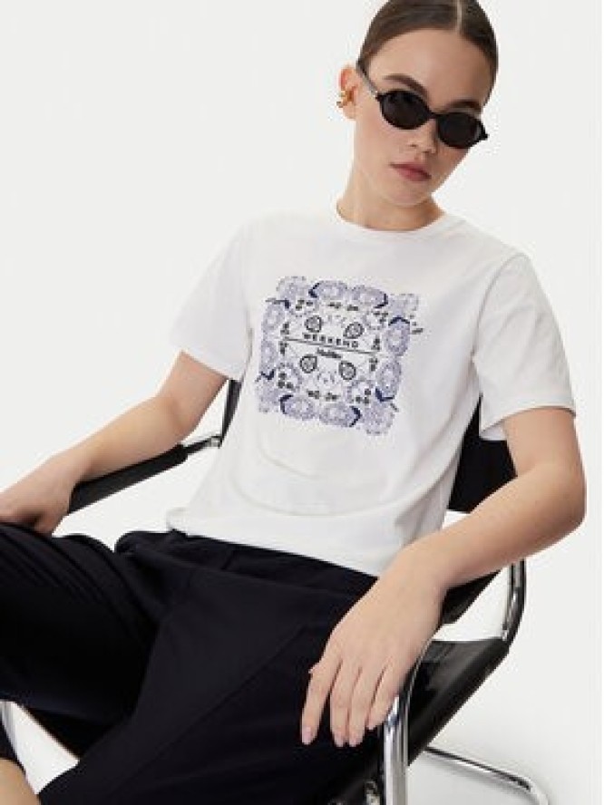 Weekend Max Mara T-Shirt West 2615971041 Biały Regular Fit