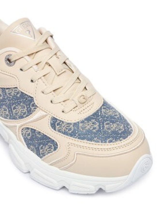 Guess Sneakersy FLTIDY ELE12 Beżowy