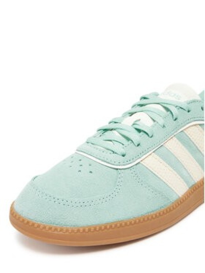 adidas Sneakersy BREAKNET SLEEK SUEDE IH5469 Niebieski