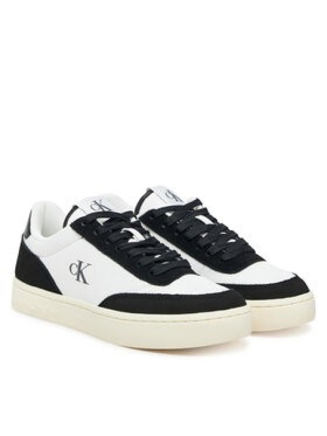 Calvin Klein Jeans Sneakersy Classic Cupsole Mix In YW0YW01767 Biały