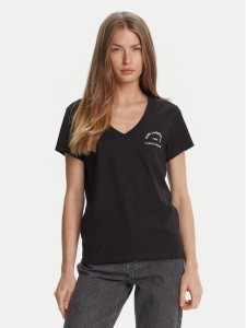 KARL LAGERFELD T-Shirt A3W17104 Czarny Regular Fit