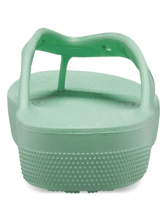 Crocs Japonki "Classic Platform" w kolorze zielonym rozmiar: 36/37