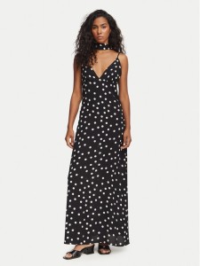 Vero Moda Sukienka letnia Elisa 10350647 Czarny Regular Fit