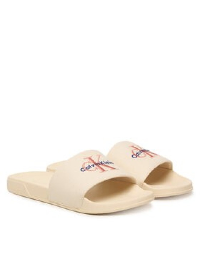 Calvin Klein Klapki Ess Slide Cv HW0HW02958 Beżowy