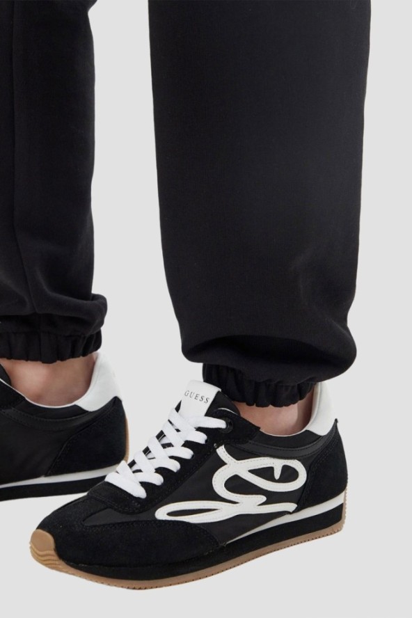 GUESS Czarne damskie spodnie dresowe Primula, Rozmiar XS