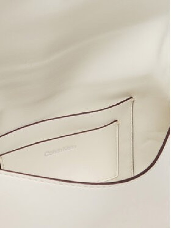 Calvin Klein Torebka Ck Convertible Chain Small Bag LV04F3172G Biały