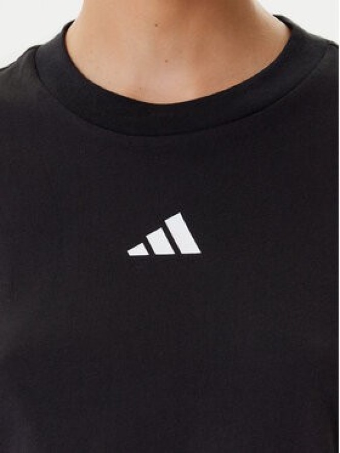 adidas T-Shirt Future Icons 3-Stripes JE0237 Czarny Regular Fit