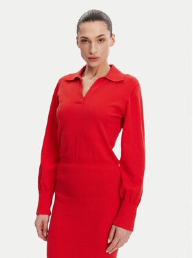 French Connection Sukienka dzianinowa 71YAU Czerwony Regular Fit