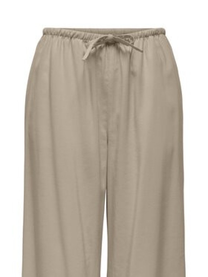 ONLY Spodnie materiałowe Laris 15364313 Beżowy Relaxed Fit