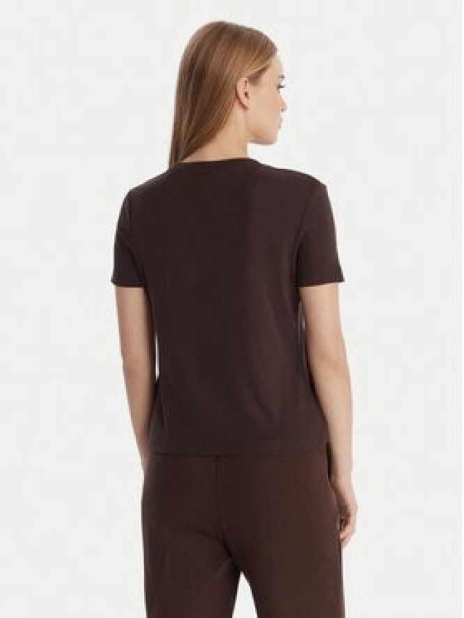 Guess T-Shirt V6RI17 KD741 Brązowy Regular Fit