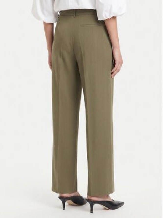 HUGO Spodnie materiałowe Tiana17 50564491 Zielony Relaxed Fit