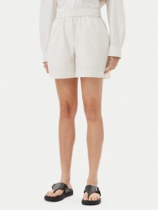 Herskind Szorty materiałowe Alma 5564172 Écru Relaxed Fit