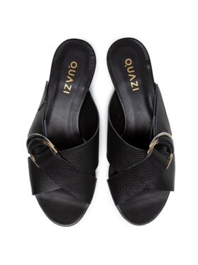QUAZI Klapki QZ-72-04-000762 Czarny