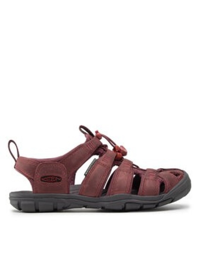 Keen Sandały Clearwater Cnx Lleather 1025088 Bordowy