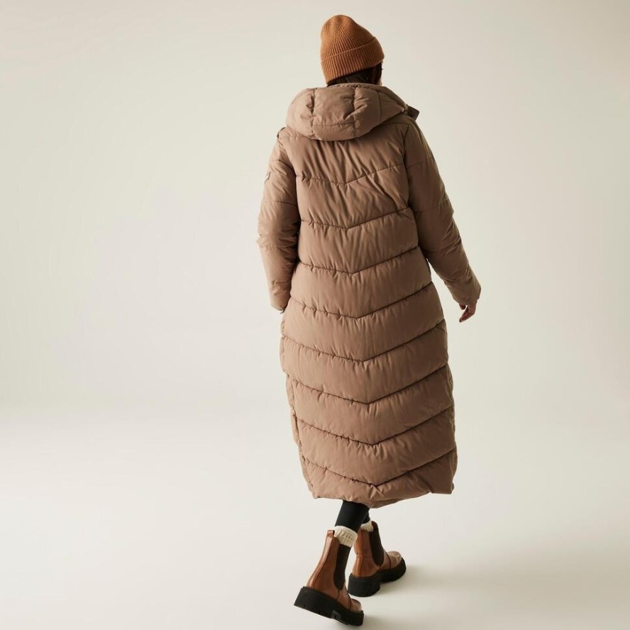 Płaszcz damski zimowy ocieplany Eloria