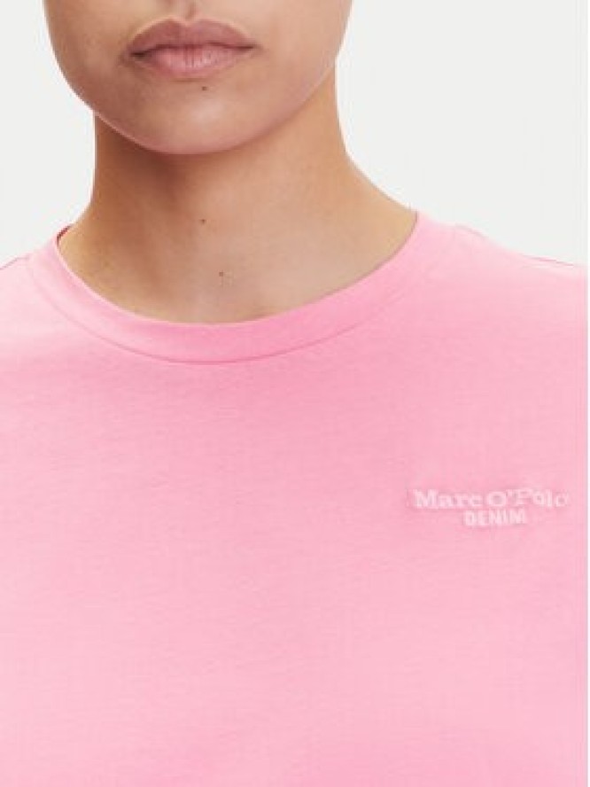 Marc O'Polo Denim T-Shirt 500 0006 825 Różowy Relaxed Fit