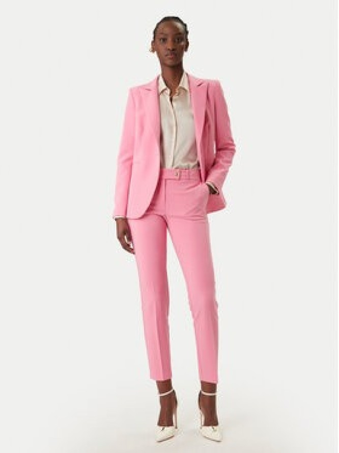 Rinascimento Spodnie materiałowe CFC0128638003 Różowy Slim Fit