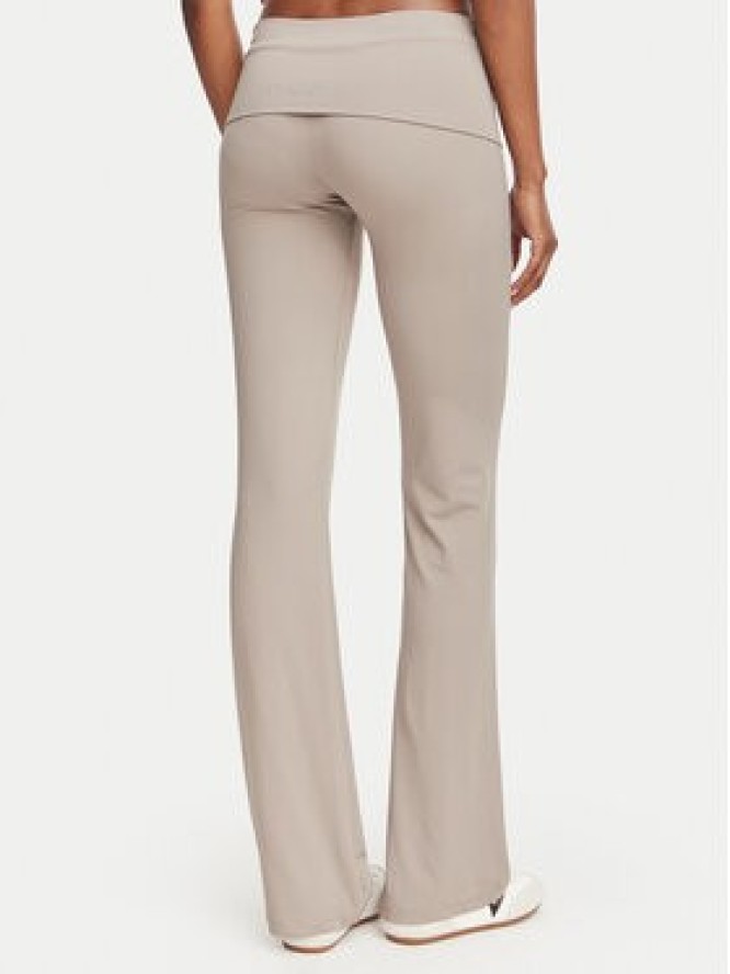 Guess Legginsy V6YB24 K4713 Beżowy ciemny Flare Fit