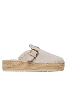 Mou Espadryle Jute clog plain MU.SW641000A Szary
