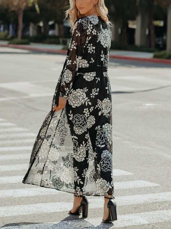 Milan Kiss Kimono w kolorze czarnym rozmiar: XL