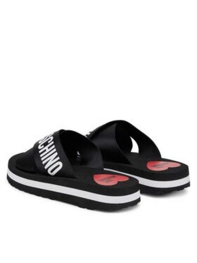 LOVE MOSCHINO Klapki JA28324G0MIX3000 Czarny