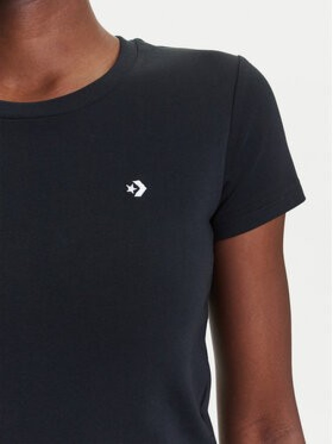 Converse T-Shirt 10027252-A02 Czarny Slim Fit