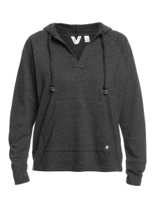 Bluza z kapturem ROXY DESTINATION SURF Czarna Damska