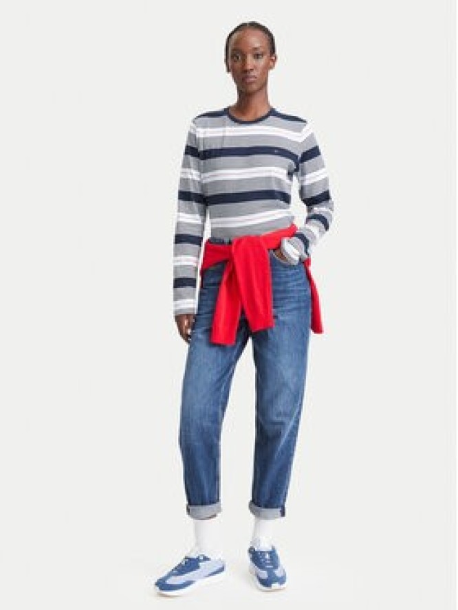 Tommy Jeans Bluzka Reg Ess Jersey DW0DW23562 Granatowy Regular Fit