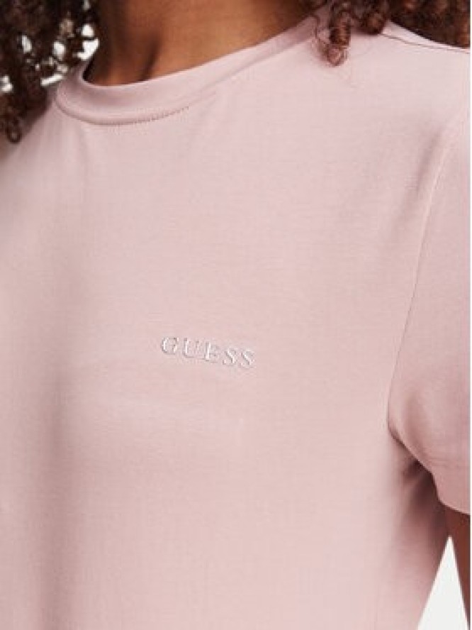 Guess T-Shirt V6RI07 J1314 Fioletowy jasny Regular Fit
