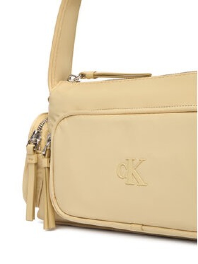 Calvin Klein Torebka Pocket Nylon Bag W/Strap LV04F3132G Żółty