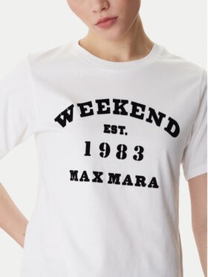 Weekend Max Mara T-Shirt Tenue 2615971051 Biały Regular Fit