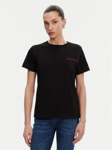 Guess T-Shirt W5RI04 I3Z14 Czarny Regular Fit
