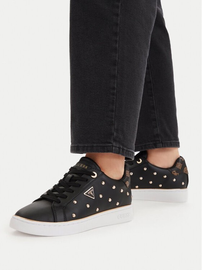 Guess Sneakersy FLPBON ELE12 Czarny