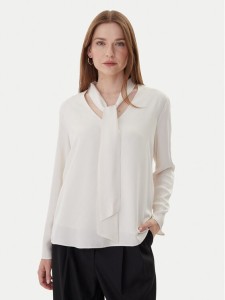 Armani Exchange Bluzka XW000732 AF16122 U1003 Écru Loose Fit