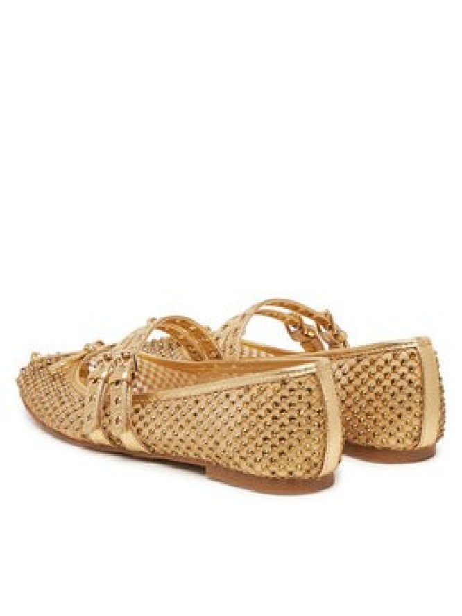 Guess Baleriny FLJKNN FAB02 Złoty