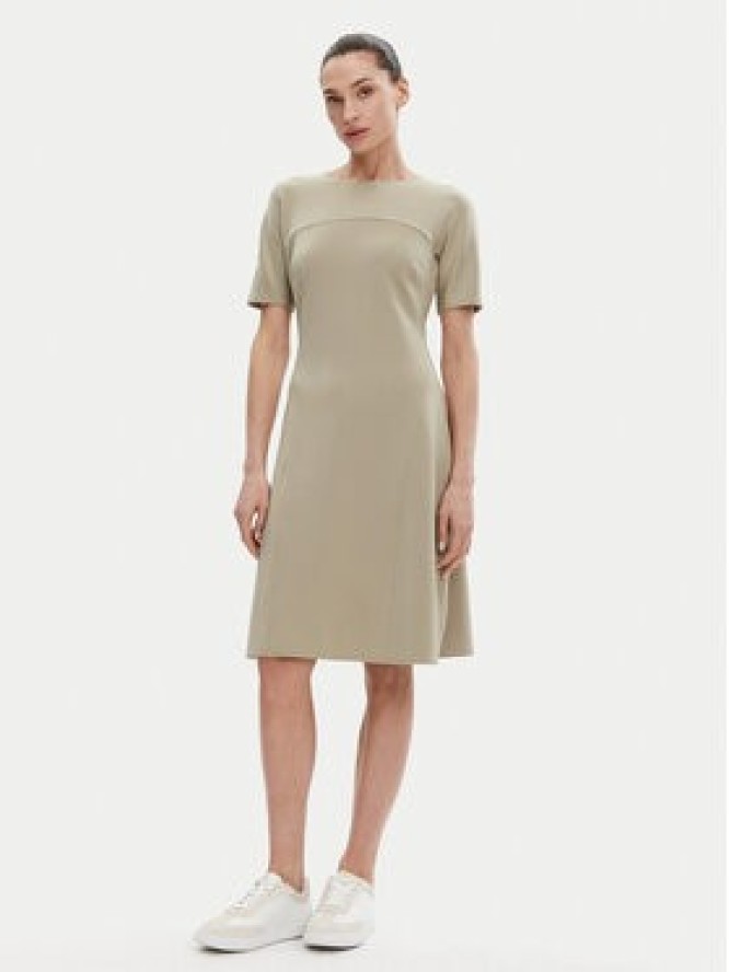 Calvin Klein Sukienka codzienna K20K208151 Beżowy Regular Fit