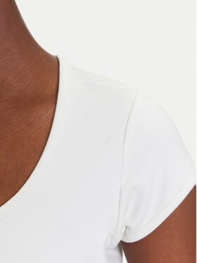 Calvin Klein Jeans Sukienka codzienna LV047C238G Écru Slim Fit