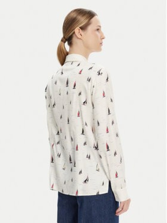 Tommy Hilfiger Koszula WW0WW44036 Écru Relaxed Fit