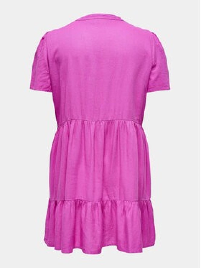 ONLY Carmakoma Sukienka letnia Cartiri 15311976 Różowy Regular Fit